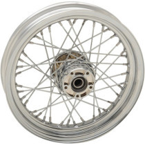 WHEEL FRONT 40 SPOKE 16" x 3" CHROME