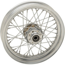 WHEEL FRONT 40 SPOKE 16" x 3" CHROME