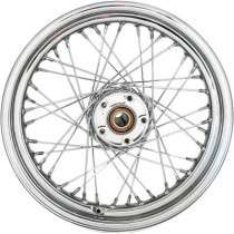 WHEEL 40 SPOKE 16" x 3" REAR CHROME