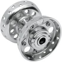 STAR HUB FRONT/REAR WITH TIMKEN-STYLE BEARINGS CHROME