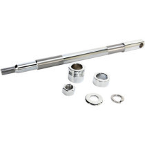 AXLE KIT FRONT CHROME 3/4"