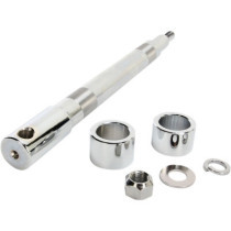 AXLE KIT FRONT CHROME 1"