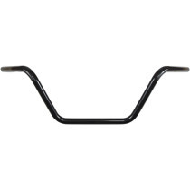 HANDLEBAR 1" MEDIUM BUCKHORN BLACK TBW