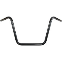 HANDLEBAR 1" HIGH BUCKHORN BLACK TBW