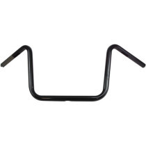 HANDLEBAR 1" DRILLED 12" APE HANGER WIDE BLACK TBW