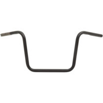 HANDLEBAR 1" DRILLED 12" APE HANGER WIDE FLAT BLACK TBW