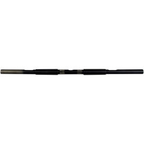 HANDLEBAR 1-1/4" DRILLED STICK BAR FLAT BLACK TBW