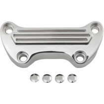 HANDLEBAR TOP CLAMP FINNED CHROME