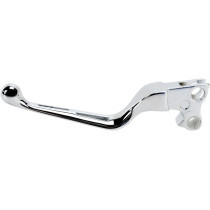 CLUTCH LEVER SLOTTED WIDE BLADE CHROME