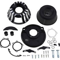 AIR CLEANER KIT INVERTED BIG SUCKER DEEP CUT BLACK