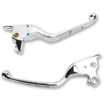 CHROME SLOTTED LEVER SET