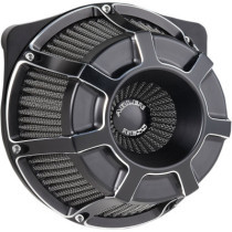 AIR CLEANER KIT INVERTED BIG SUCKER BEVELED BLACK