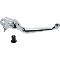 BRAKE LEVER WIDE BLADE CHROME