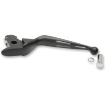 CLUTCH LEVER SLOTTED WIDE BLADE MATT BLACK