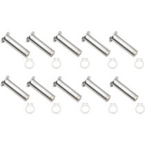 BRAKE SIDE PIVOT PIN/CLIP KITS CHROME