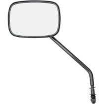 MIRROR RECTANGULAR BLACK W/ LONG STEM