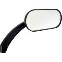 GLOSS OVAL MIRROR BLACK