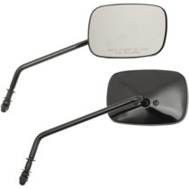 MIRRORS OEM-STYLE RECTANGULAR LONG BLACK