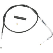 THROTTLE CABLE BLACK VINYL 35"