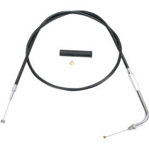 THROTTLE CABLE BLACK VINYL 44"