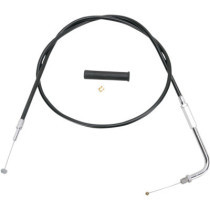 THROTTLE CABLE BLACK VINYL 48"