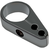 CABLE CLAMP 1.25" DUAL BLACK