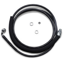 CLUCTH LINE BLACK VINYL COATED + 6" STAINLESS STEEL HYDRAULIC