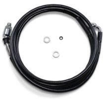 CLUCTH LINE BLACK VINYL COATED + 8" STAINLESS STEEL HYDRAULIC