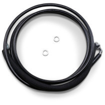 CLUCTH LINE BLACK VINYL COATED + 8" STAINLESS STEEL HYDRAULIC