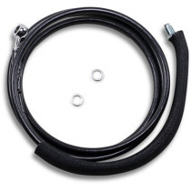 CLUCTH LINE BLACK VINYL COATED + 4" STAINLESS STEEL HYDRAULIC