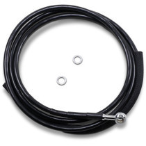 CLUCTH LINE BLACK VINYL COATED + 4" STAINLESS STEEL HYDRAULIC