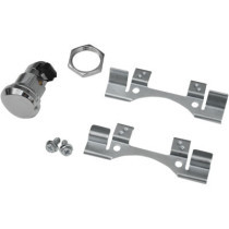 LATCH FUEL DOOR PUSH-BUTTON CHROME