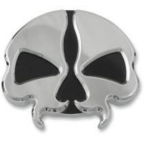 GAS CAPS SPLIT SKULL CHROME