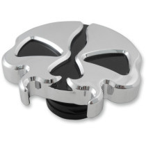 GAS CAPS SPLIT SKULL CHROME