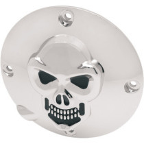 DERBY COVER SKULL CHROME