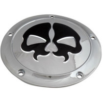 COVER DERBY SPLIT SKULL 5-HOLE CHROME