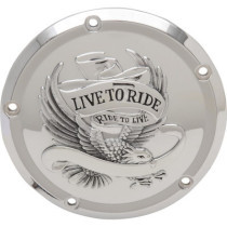 COVER DERBY 5-HOLE LIVE TO RIDE CHROME