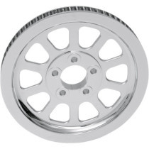 REAR BELT PULLEY 10-SPOKE CHROME 66T