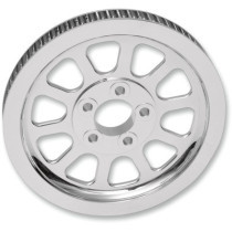 REAR BELT PULLEY 10-SPOKE CHROME 66T