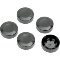 REAR BELT PULLEY BOLT COVERS BLACK