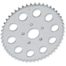 REAR CHAIN SPROCKET 530 FLAT 48T STEEL/CHROME