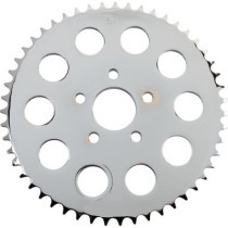 REAR CHAIN SPROCKET 530 FLAT 51T STEEL/CHROME