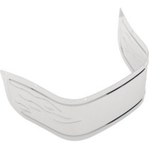 FRONT FENDER CHROME SKIRT FLAME