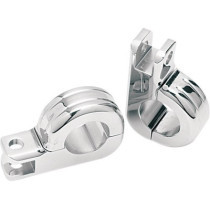 TWO-PIECE FOOTPEG CLAMP 1.25" CHROME