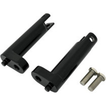 PASSENGER FOOTPEG MOUNT BLACK