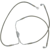 FRONT BRAKE LINE NON-ABS STAINLESS STEEL