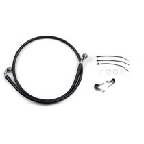 FRONT BRAKE LINE BLACK VINYL COATED STAINLESS STEEL