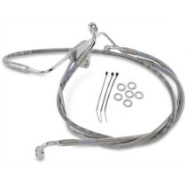 FRONT BRAKE LINE STAINLESS STEEL EXTENDED 6"