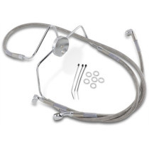 FRONT BRAKE LINE STAINLESS STEEL EXTENDED 4"