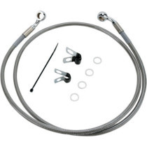 FRONT BRAKE LINE STAINLESS STEEL EXTENDED 4"